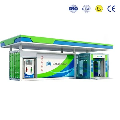 Mobile Gas Station With Vehicle Washer